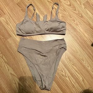 Aerie brown high waisted bikini, never been worn